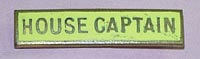 House Captain's badge